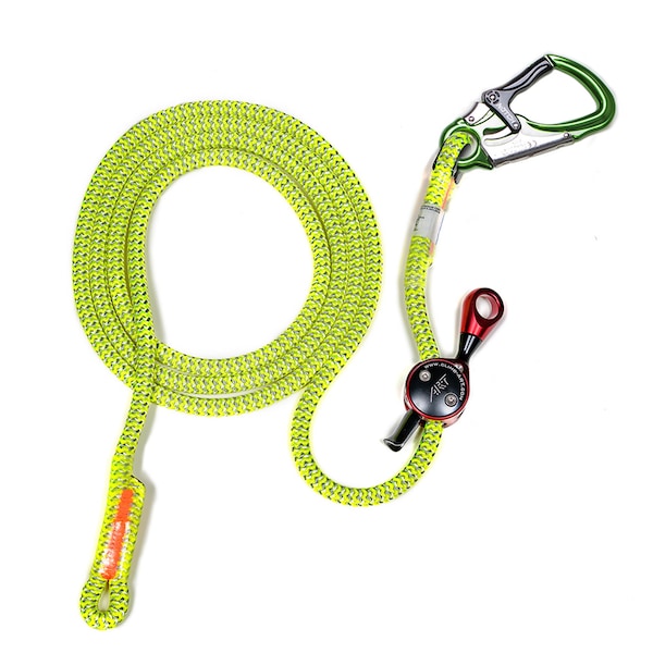 Notch Equipment Lava 12' Lanyard w/Art Swivel Positioner & Triple Action Snap 62012 - main